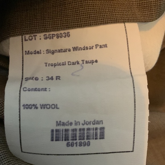 Joseph A Bank light brown dress pants - Picture 5 of 5